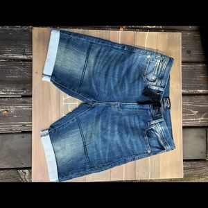 Levi faded blue jean shorts. New.
